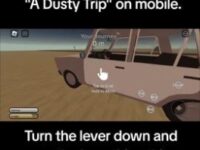 Backdate 1 How to Start The Car in Dusty Trip in Roblox  TikTok