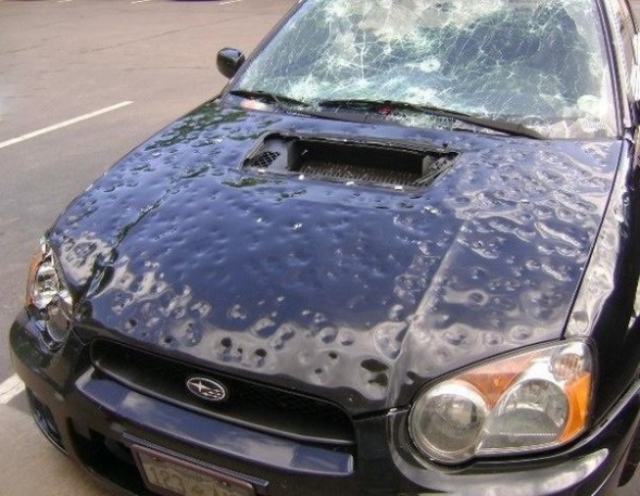 Can Hail Really Damage Your Car? Find Out How Big It Has To Be!