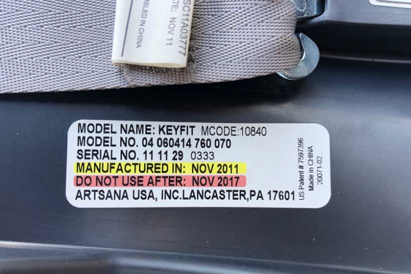 Niche Utama 2 When Do Car Seats Expire  Expired Car Seat  SafeRideKids